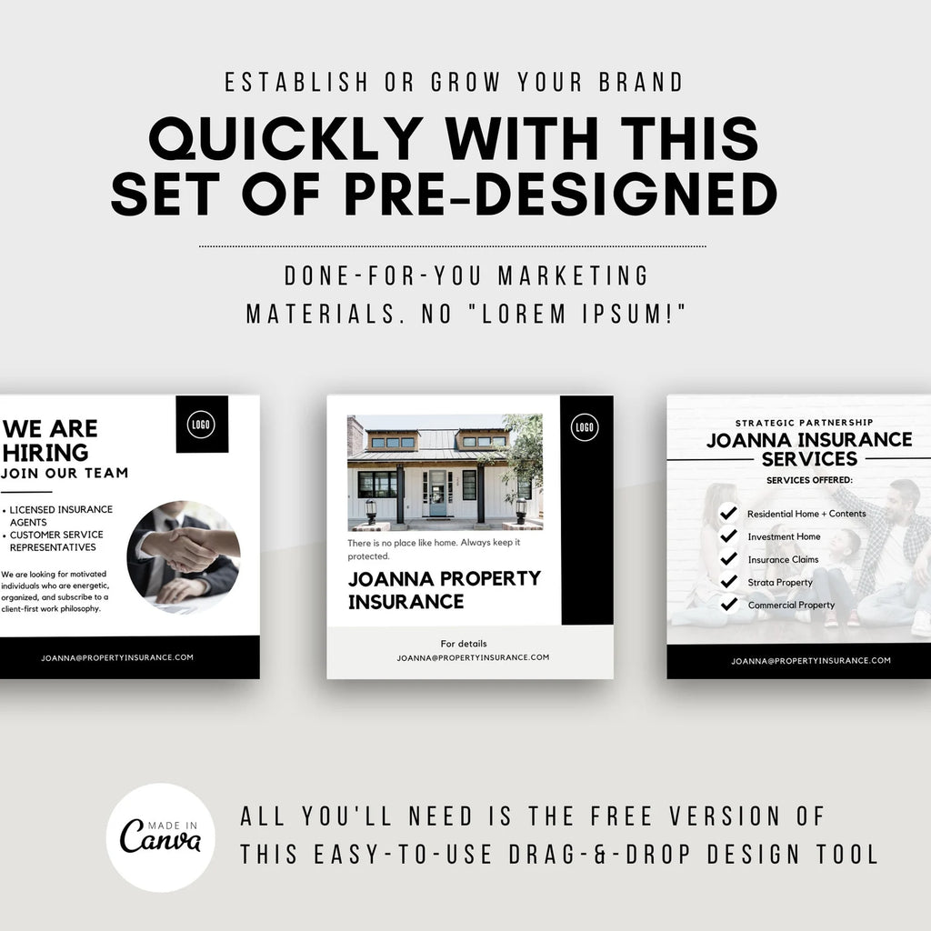 Insurance Agent Templates