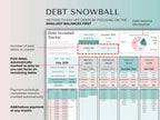 Debt Payoff Tracker & Planner | Google Sheets & Excel