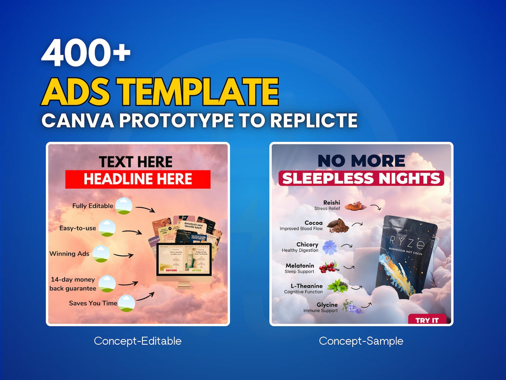 500+ Proven Meta Ad Templates That Actually Convert — Editable in Canva