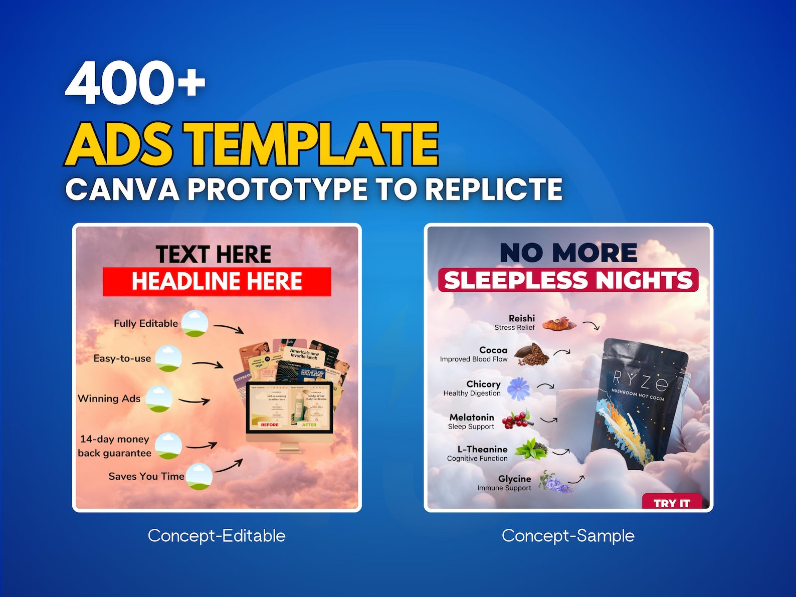 500+ Proven Meta Ad Templates That Actually Convert — Editable in Canva
