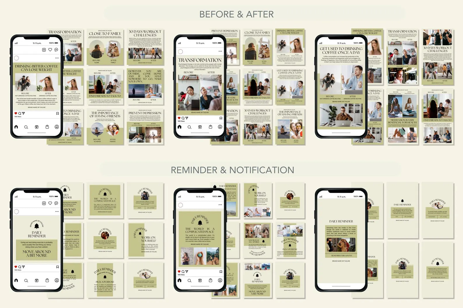 4.000 Mental Health & Wellness Templates