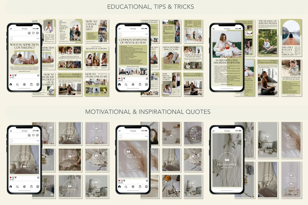 4.000 Mental Health & Wellness Templates