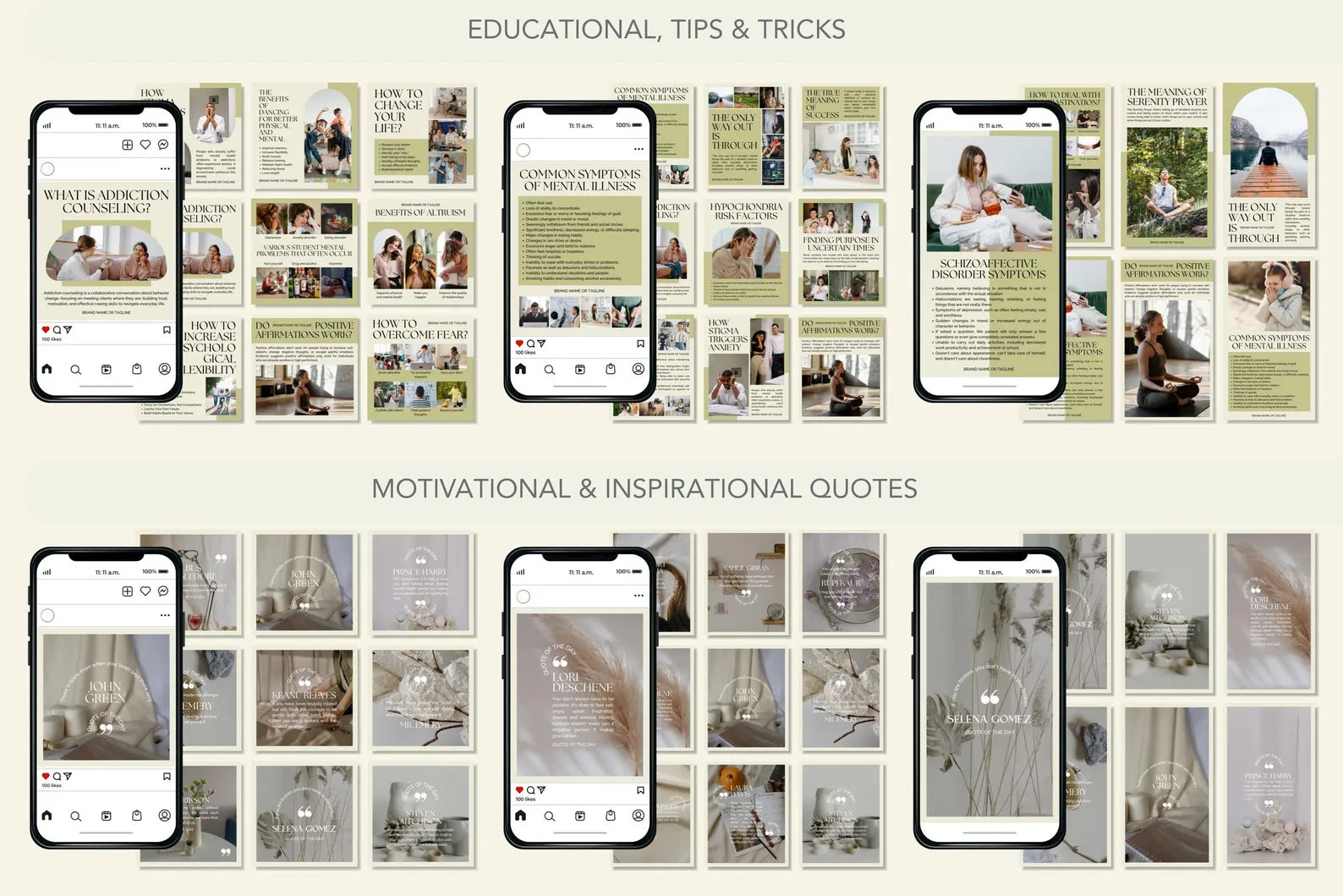 4.000 Mental Health & Wellness Templates