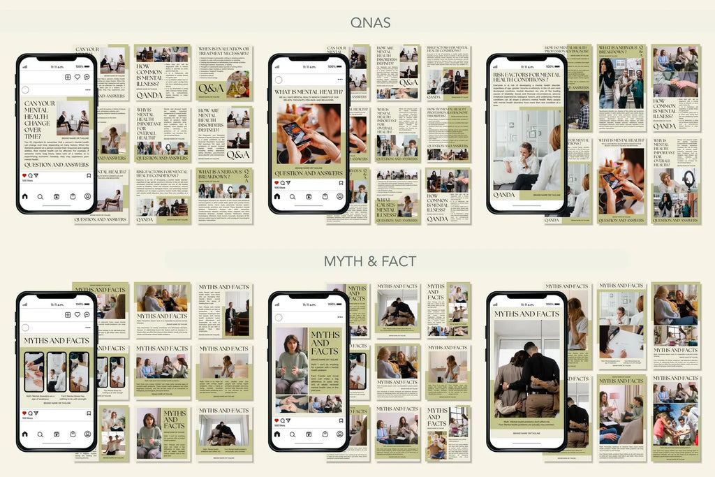4.000 Mental Health & Wellness Templates