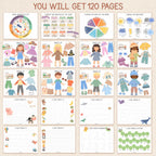 Toddler Busy Book Printable