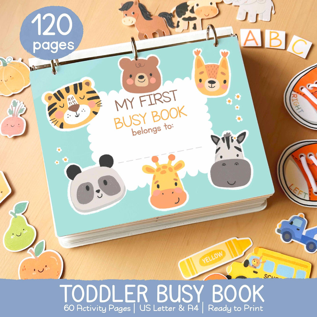 Toddler Busy Book Printable