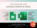 Debt Payoff Tracker & Planner | Google Sheets & Excel