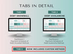 Debt Payoff Tracker & Planner | Google Sheets & Excel