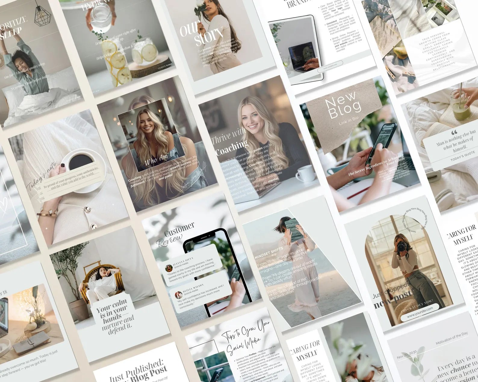 Instagram Bundle for Coaches —  Canva Templates