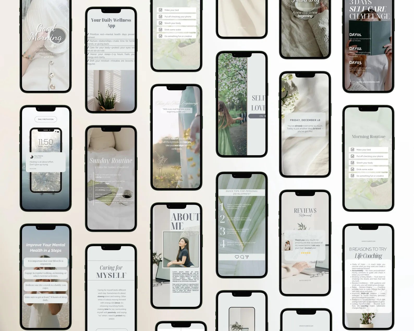 Instagram Bundle for Coaches —  Canva Templates