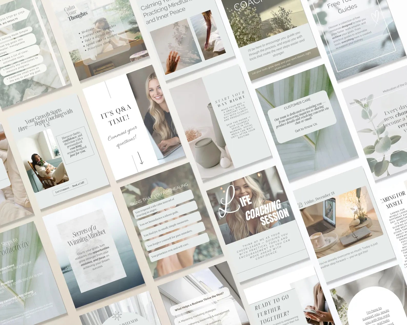 Instagram Bundle for Coaches —  Canva Templates