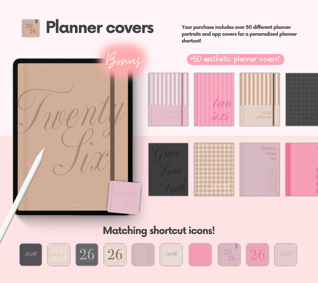 Digital Planner 2026–2028 & Undated | iPad, GoodNotes, Notability