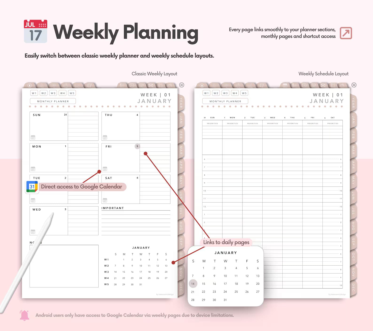 Digital Planner 2026–2028 & Undated | iPad, GoodNotes, Notability