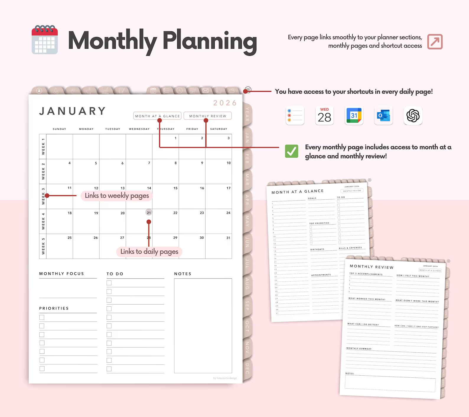Digital Planner 2026–2028 & Undated | iPad, GoodNotes, Notability