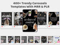 400 Faceless Instagram Carousel Templates