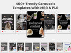 400 Faceless Instagram Carousel Templates