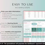 Debt Payoff Tracker & Planner | Google Sheets & Excel