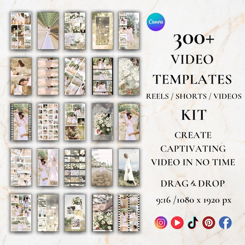 300+ CANVA VIDEO MEGA BUNDLE