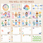 Toddler Busy Book Printable
