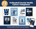 Volleyball Social Media Templates | 78 Canva Graphics