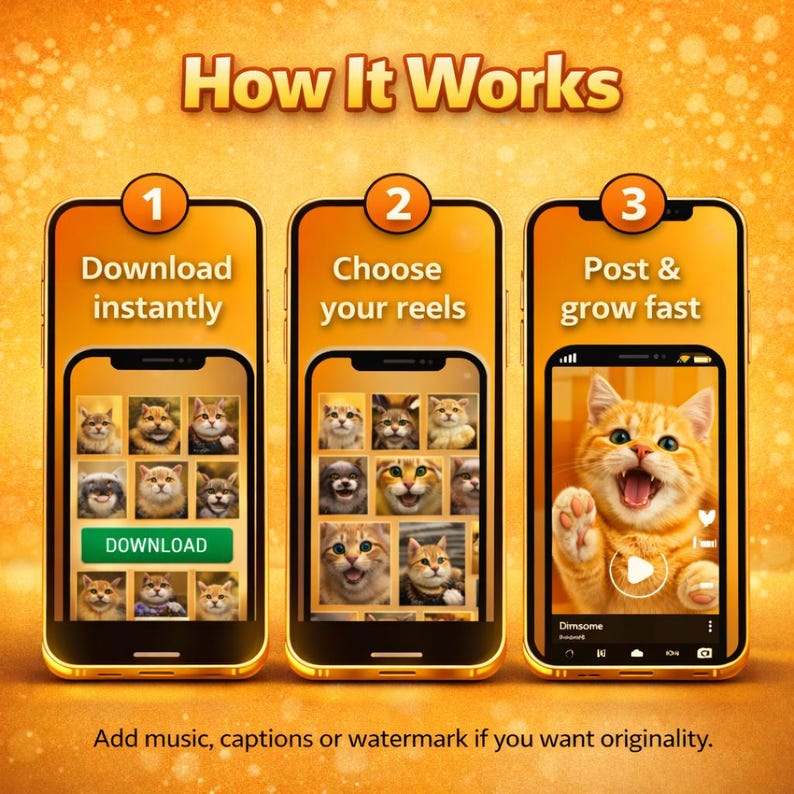 900 AI-generated viral cat reels
